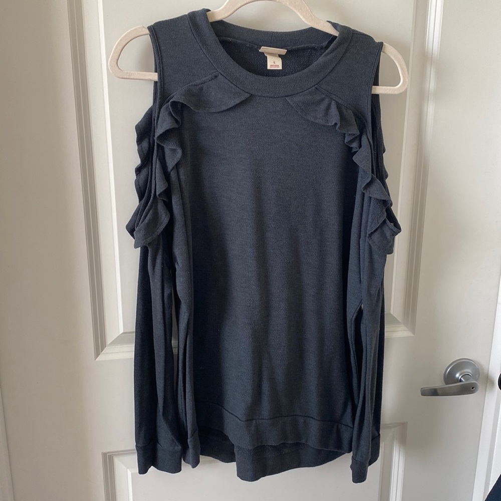 Cold Shoulder Sweater